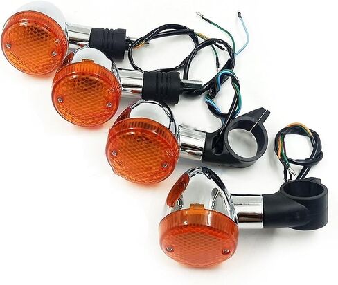 BucCan Turn Signals Motorcycle CA250 CMX250 Front Rear Turn Signal Indicator Light Lamp for ho&nda Rebel CMX 250 Indicators Lighting, BucCan-13 in Saudi Arabia