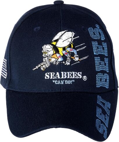 Artisan Owl Officially Licensed Seabees Can Do Embroidered Baseball Cap in Kuwait