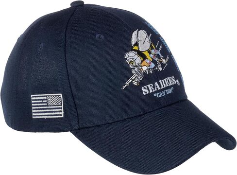 Artisan Owl Officially Licensed Seabees Can Do Embroidered Baseball Cap in Kuwait