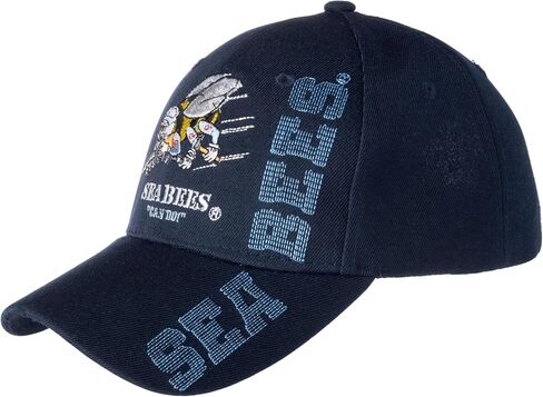 Artisan Owl Officially Licensed Seabees Can Do Embroidered Baseball Cap in Kuwait