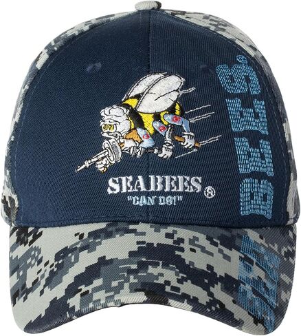 Artisan Owl Officially Licensed Seabees Can Do Embroidered Baseball Cap in Saudi Arabia