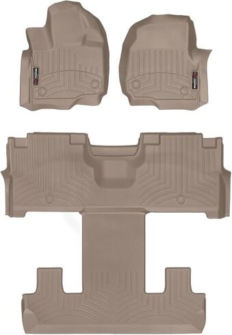 WeatherTech Custom Fit FloorLiners for Expedition, Navigator - Full Set (441295-1-4), Black in Saudi Arabia