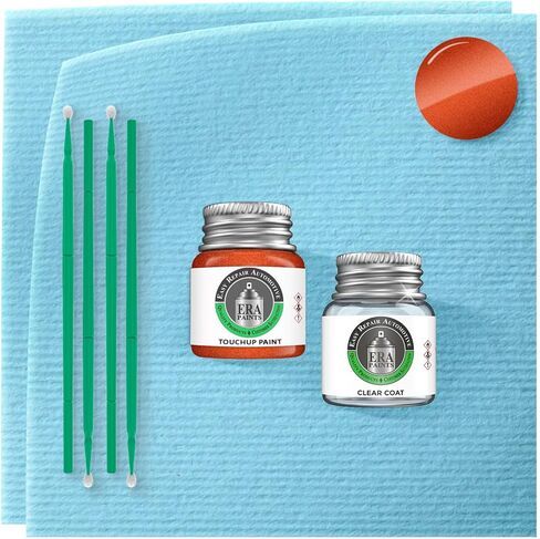 ERA Paints 4R8 - Hot Lava Metallic for TOYOTA Exact Match Automotive Touch Up Paint Jar - Basic Kit in Saudi Arabia