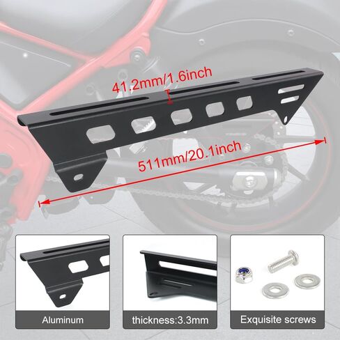 Xitomer Front Chain Guard Protector, Fit for CMX300 CMX500 Rebel 300/500 2024 2023 2022 CMX500 Rebel 500 2021 2020 2019 2018 Rebel 300 2017-2024, Chain Cover Sprocket Cover Case Saver in Saudi Arabia