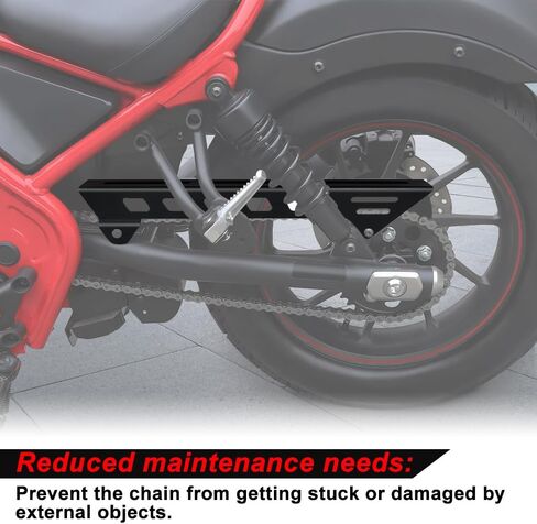 Xitomer Front Chain Guard Protector, Fit for CMX300 CMX500 Rebel 300/500 2024 2023 2022 CMX500 Rebel 500 2021 2020 2019 2018 Rebel 300 2017-2024, Chain Cover Sprocket Cover Case Saver in Saudi Arabia