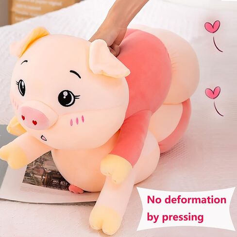 Oversized Chillet Plush Toy 47 Inch Chillet Floppy Dolls Sleeping Hugging Pillow Giant Stuffed Animal Gifts for Kids Christmas Birthday (Pink Chillet 47 Inch) in Saudi Arabia