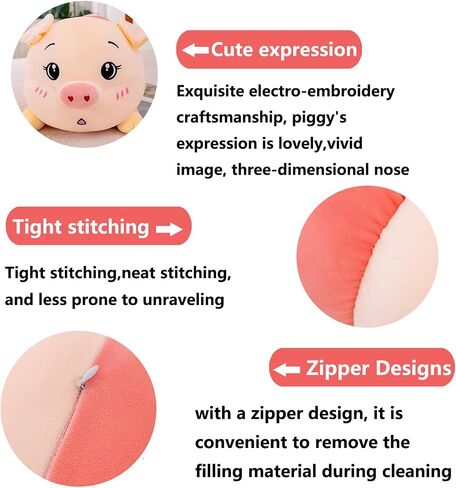 Oversized Chillet Plush Toy 47 Inch Chillet Floppy Dolls Sleeping Hugging Pillow Giant Stuffed Animal Gifts for Kids Christmas Birthday (Pink Chillet 47 Inch) in Saudi Arabia