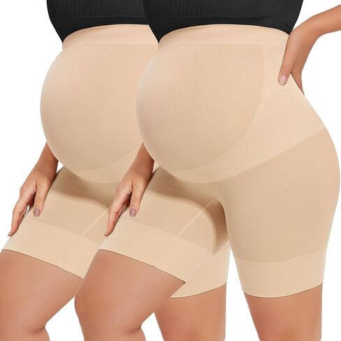 ألحرة أمومة الأمومة الخاصة بالنساء للنساء للفساتين ، والملابس الداخلية الحمل عالية الخصر في منتصف الخصر ، S-XXL in Kuwait