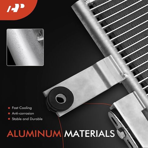 A-Premium Air Conditioning A/C Condenser Compatible with 2010 2011 2012 Freightliner Cascadia, Coronado, Replace# 2267126001 in Saudi Arabia