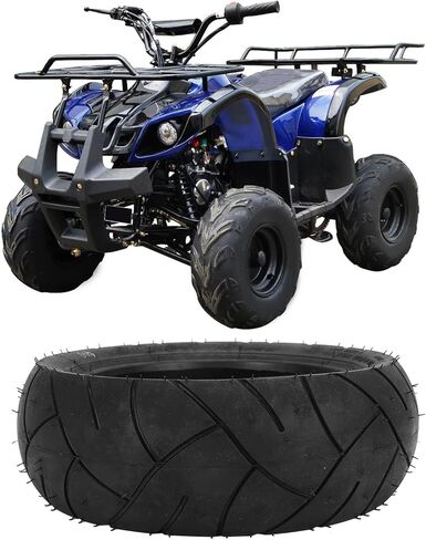 90/65‑8 Tubeless Tire for Super Pocket Bike, for Z50 Monkey, Front Rubber Electric Scooter Tire, Non Slip Solid Tire Replacement for ATVs, UTVs, Karts, Lawn Mowers in Saudi Arabia