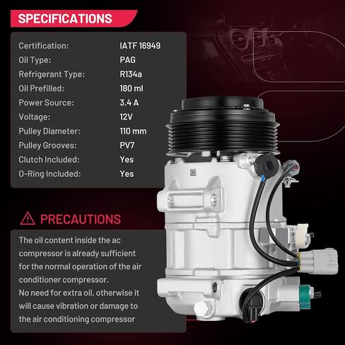 مكيف الهواء Bdfhyk A/C ضاغط 61813 متوافق مع Ford Explorer 1991-2003 ، Ranger 1990-2011 ، متوافق مع Mazda B3000/B4000/B4000 ، Navajo in Saudi Arabia