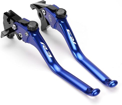 MOWOK Fit for Yamaha R3 YZF-R3 YZFR3 2015 2016 2017 2018 2019 2020 2021 2022 2023 2024 2025 Motorcycle Accessories CNC Brake Clutch Levers (Blue) in Saudi Arabia