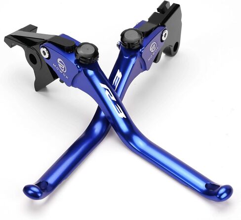 MOWOK Fit for Yamaha R3 YZF-R3 YZFR3 2015 2016 2017 2018 2019 2020 2021 2022 2023 2024 2025 Motorcycle Accessories CNC Brake Clutch Levers (Blue) in Saudi Arabia