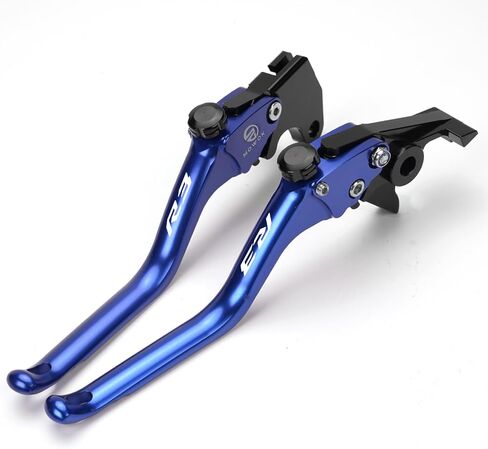 MOWOK Fit for Yamaha R3 YZF-R3 YZFR3 2015 2016 2017 2018 2019 2020 2021 2022 2023 2024 2025 Motorcycle Accessories CNC Brake Clutch Levers (Blue) in Saudi Arabia