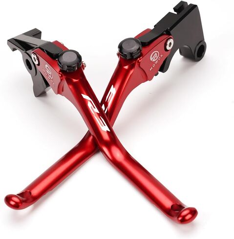 MOWOK Fit for Yamaha R3 YZF-R3 YZFR3 2015 2016 2017 2018 2019 2020 2021 2022 2023 2024 2025 Motorcycle Accessories CNC Brake Clutch Levers (Blue) in Saudi Arabia