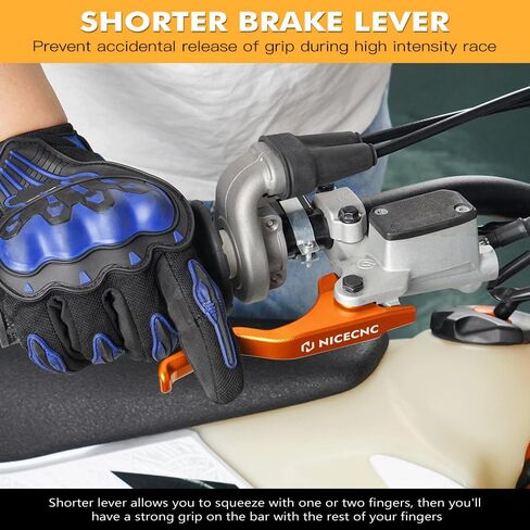 Nicecnc Dirt Bike Universal Short Brake Lever متوافق مع Sherco SE 125 R 2018-21 SE 125 R Factory 2021-24 SE 250 R 2015-22 SE 250 R Factory 15-24 SE 300 R 15-22 SE 300 R Factory 15-24 ، See Fitment in Kuwait