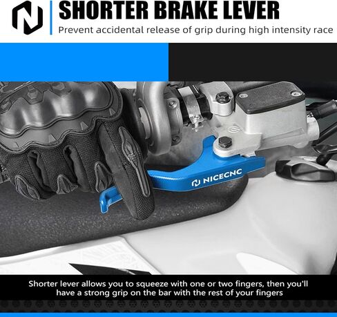 Nicecnc Dirt Bike Universal Short Brake Lever متوافق مع Sherco SE 125 R 2018-21 SE 125 R Factory 2021-24 SE 250 R 2015-22 SE 250 R Factory 15-24 SE 300 R 15-22 SE 300 R Factory 15-24 ، See Fitment in Kuwait