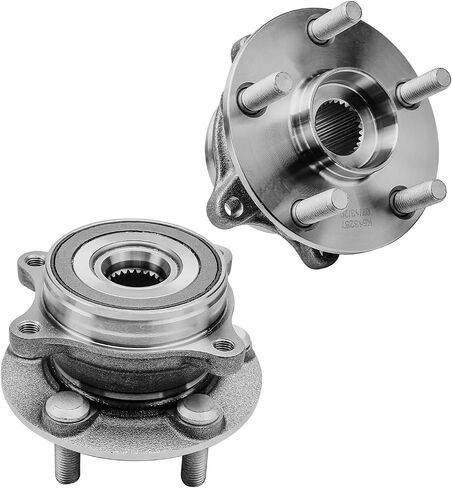Detroit Axle - Front 2pc Wheel Bearing Hubs for Toyota 10-15 Prius, 12-15 Prius Plug-in, 11-17 Lexus CT200h, 2 Wheel Bearing and Hubs Assembly 2011 2012 2013 2014 2015 Replacement in Saudi Arabia