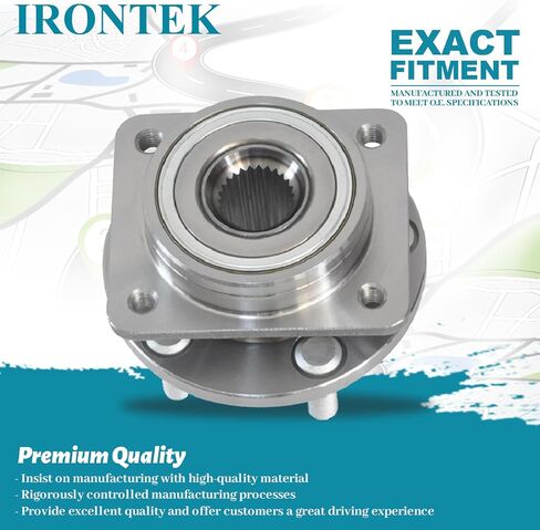 سائق Irontek الأمامي أو محمل عجلات الجانبية للركاب وتجميع المحور من أجل دودج 1991-1995 Caravan ، لكرايسلر 1991-1993 دايتونا/ 1991-1993 سلالة 5 lugs 2pcs 513075 in Saudi Arabia