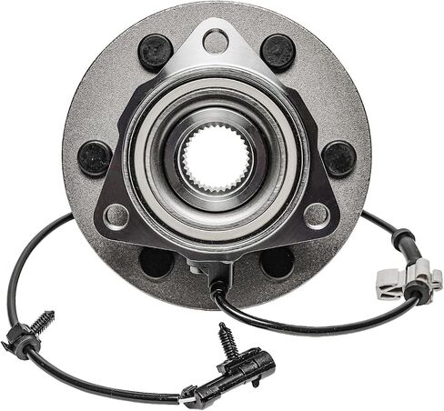 Detroit Axle - Front Wheel Bearing Hub CV Axle for 4WD Chevy GMC Silverado Sierra Suburban Avalanche Yukon XL 1500 Tahoe Cadillac Escalade ESV EXT, Wheel Hub Bearing Assembly CV Axle Replacement 6 Lug in Saudi Arabia