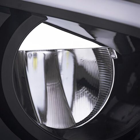 مصابيح ضوء الضباب الأمامية لقيادة الضباب متوافقة مع شاحنات Volvo VNL 2018+ (LED-Black ، زوج) in Kuwait