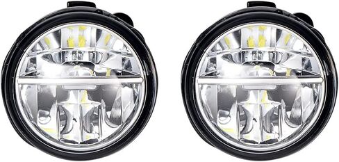 Pair Driving Fog Lamps H11 Led Fog Light White 6000K Compatible with Nissan Cube Juke Quest Murano Rogue Versa Infiniti FX EX QX M G Q in Saudi Arabia