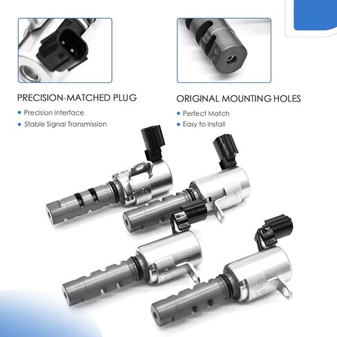 Exhaust Intake Left Right Engine Variable Valve Timing Vvt Solenoid Camshaft Position Actuator V6 3.5L Compatible with Toyota Avalon Camry Es350 Highlander Rav4 Rx350 Rx450H Sienna Venza 05-18 in Saudi Arabia