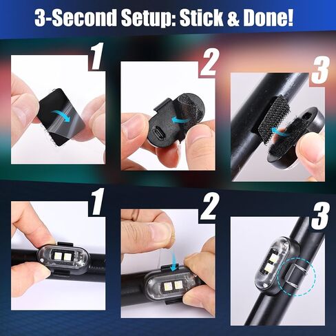 6pcs LED اللاسلكي LED مصابيح strobe مع التحكم عن بُعد ، 8 ألوان IP65 IP65 مقاومة للماء مضاد للتصادم USB Charing LED LED STROBE LIGH in Saudi Arabia
