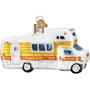 Old World Christmas Ornaments: Camping Outdoor Collection Glass Blown Ornaments for Christmas Tree, Motorhome in Saudi Arabia