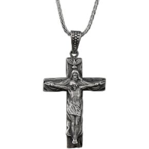 الأب الابن والروح القدس على قلادة الصليب ، إله الثالوث المقدس ، الابن والروح القدس ، 925 الجنيه الاسترليني المجوهرات المسيحية in Kuwait