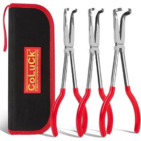 4pcs 11 "خرطوم القابض لمزيل خرطوم مخطط خرطوم ، 5/16 بوصة ، 1/2 بوصة ، DIA 3/4 بوصة ، إزاحة زلاجات الحذاء الإزاحة بوتش حذاء مسننة من الصعب الوصول إلى المساحات الضيقة in Kuwait