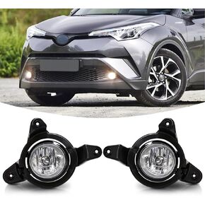 VGETTING Fog Light For Toyota CHR 2017 2018 2019 Replacement Front Bumper Halogen Lamp For C-HR Driving Fog Lamps Bulb + Switch + Wire Harness in Saudi Arabia