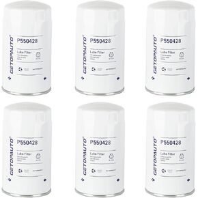 6pcs LF3970 Lube Oil Filter Replaces 3937736, 5404947, B7177, 57182MP, P550428, P551019, BT595, 14406393, LFP3970 Fits Cummins QSB 5.9L 6.7L, ISB Engine Ford Freightliner Kenworth Peterbilt in Kuwait
