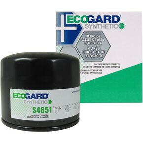 ECOGARD S4651 Premium Spin-On Engine Oil Filter for Synthetic Oil Fits Ford F-150 5.4L 1997-2010, F-150 4.6L 1997-2010, Expedition 5.4L 1997-2014, Explorer 4.0L 2001-2010 in Saudi Arabia