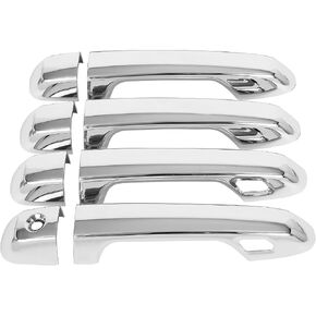 أغلفة مقبض الباب OCPTY للفترة 2010-2019 لـ Toyota 4runner Side Driver Side & Passenger Side Car Door Coverns Trim Kit Chrome 4pcs in Kuwait