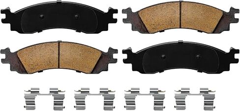 Detroit Axle-مجموعة الفرامل الأمامية لعام 2006-2010 Ford Explorer Mercury Mountaineer 2007-10 Explorer Sport Dist Discor Distors Pads Ceramic Brake Pads 2008 2009 Placeming in Saudi Arabia