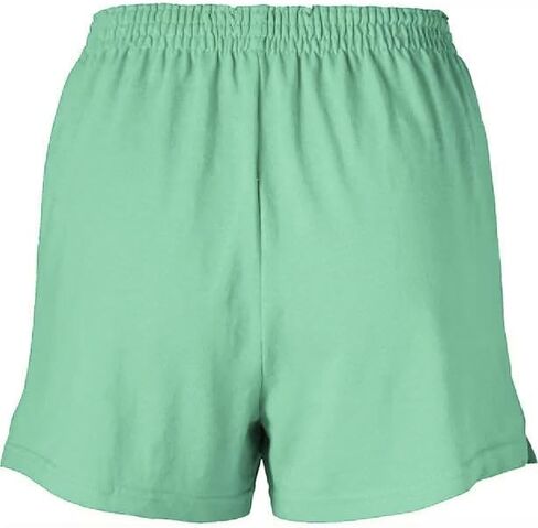 Soffe Women's Junior Authentic Cheer Short - Comfortable Cotton Blend, for Gym, Dance, Elastic Waistband, Soft Fabric Dark Green in Saudi Arabia