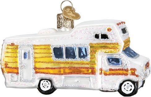 Old World Christmas Ornaments: Camping Outdoor Collection Glass Blown Ornaments for Christmas Tree, Motorhome in Saudi Arabia