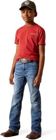 ARIAT Boys' B4 Relaxed August Boot Cut Jean in Saudi Arabia