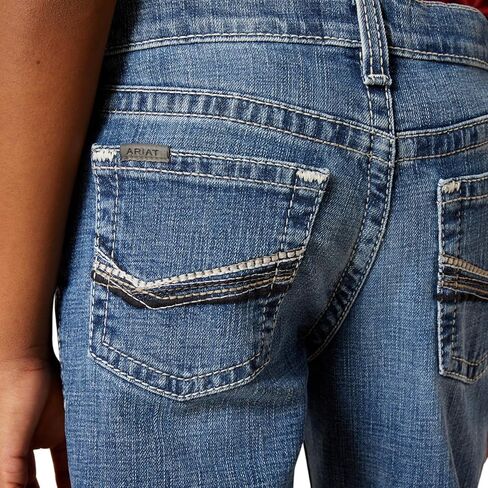 ARIAT Boys' B4 Relaxed August Boot Cut Jean in Saudi Arabia