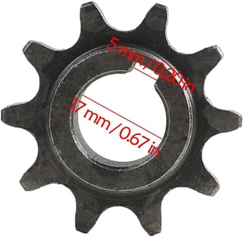 420 10T Torque Converter Front Chain Sprocket 17mm for Go Kart Mini Bike CT200U in Kuwait