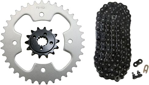 K16571692520NZBLK92, Black 520x92 Drive Chain & 14/38 Sprockets for Polaris Predator 500 fits 2005-2007 Models in Saudi Arabia