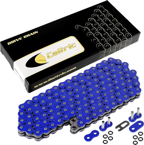 Caltric O-Ring Drive Chain Compatible with Yamaha Rd400 Rd-400 Daytona 400 1976-1979 Blue in Saudi Arabia