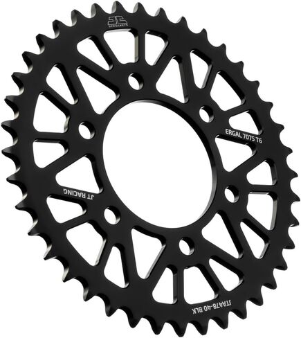 JT Sprockets JTA478.40BLK 40 Tooth Black Racelite Anodized Aluminum 7075 T6 Rear Sprocket in Saudi Arabia