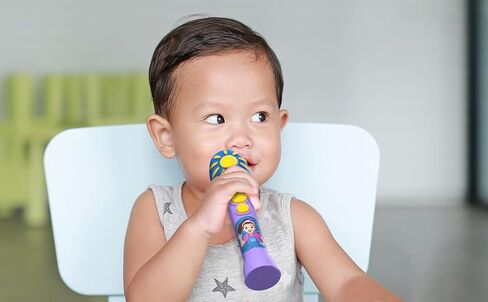 eKids Ms Rachel Microphone Toy for Toddlers with Built-in Music and Lights, Designed for Fans of Ms Rachel Toys in Saudi Arabia