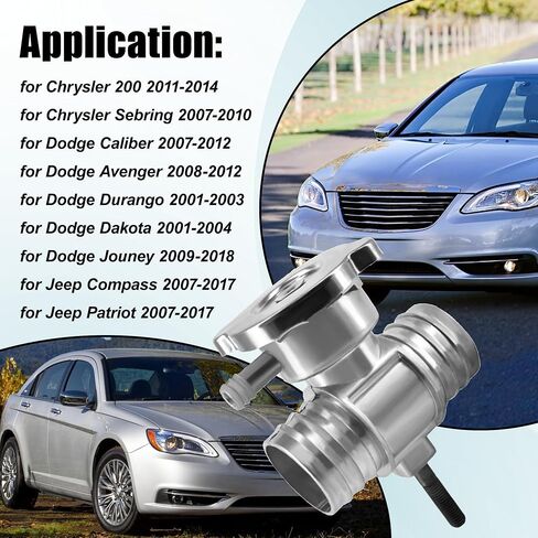 52028810al ترقية الألومنيوم المبرد المبرد حشو حشو نوبات لكرايسلر 200 Sebring دودج العالي المنتقم Durango Dakota Jouney Jeep Compass Patriot 52029195AK 55116901AA in Saudi Arabia