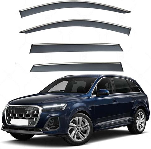 VENT FONGORS متوافقة مع Audi Q7 2016-2023 Windows Venshade Deflectors Rain Guards Accessories in Saudi Arabia