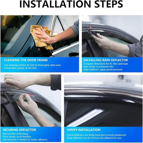 VENT FONGORS متوافقة مع Audi Q7 2016-2023 Windows Venshade Deflectors Rain Guards Accessories in Saudi Arabia