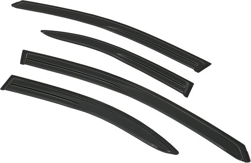 ROADFAR Fits For Lancer EVO 10 2008 2009 2010 2011 2012 2013 2014 2015 2016 2017 Window Outside Mount Window Deflector Rain Guard 4Pc Set in Saudi Arabia