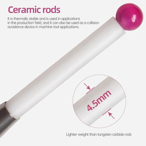 CNC 3D Touch Probe Finder,Professional 0.001mm High Accuracy Trigger Finder,Milling Machine Finder Locator Support XYZ Coordinate Stroke,Crafted from tungsten steel and aluminum alloy in Kuwait